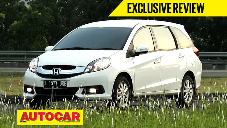 Honda Mobilio MPV video review